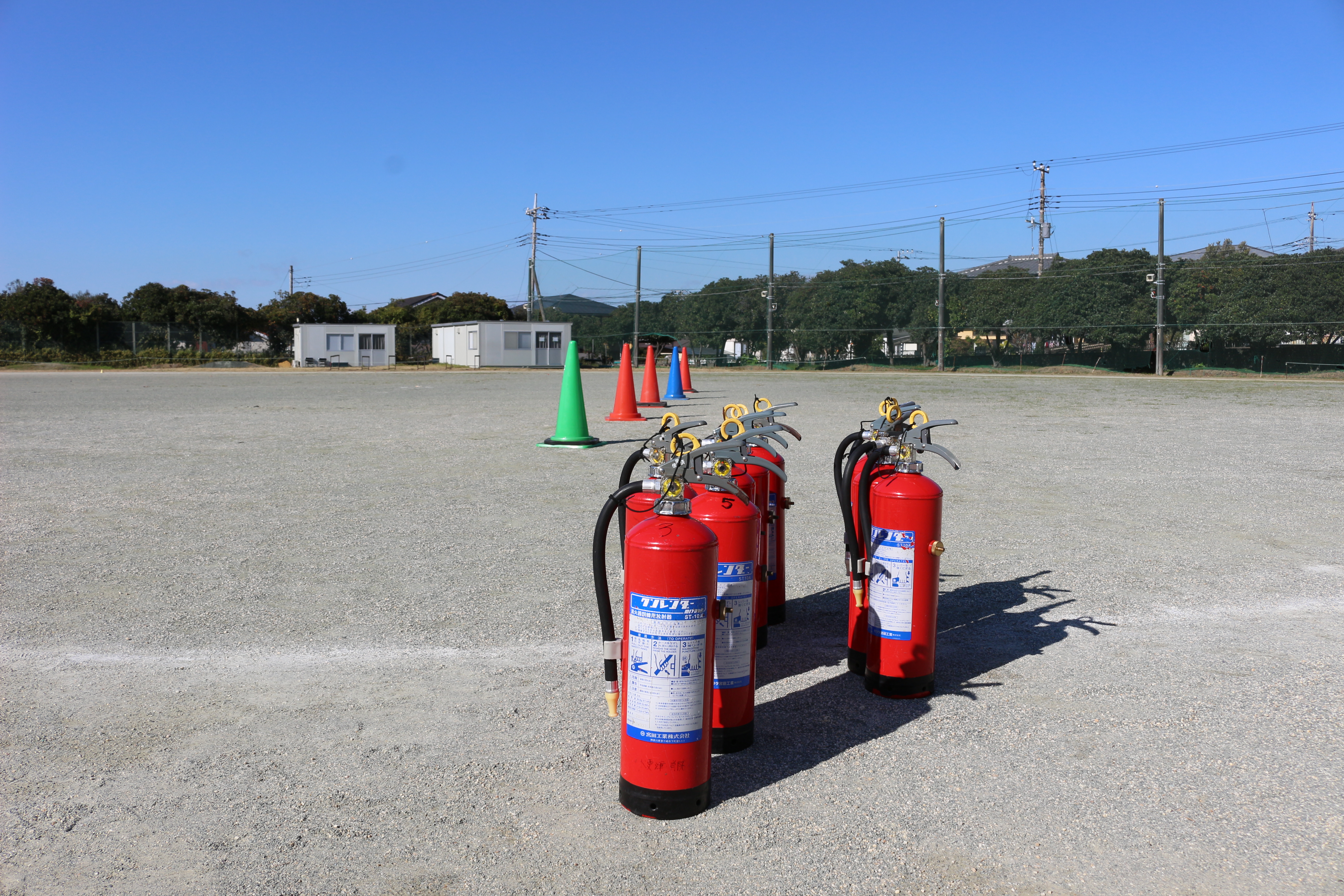 清和大学・清和短大合同で、「自衛消防訓練」を実施しました