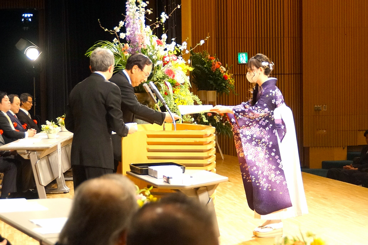 第29回卒業証書・学位記授与式を挙行