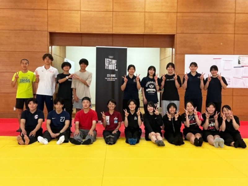 オリンピックデーイベント(上田選手に学ぼう!)